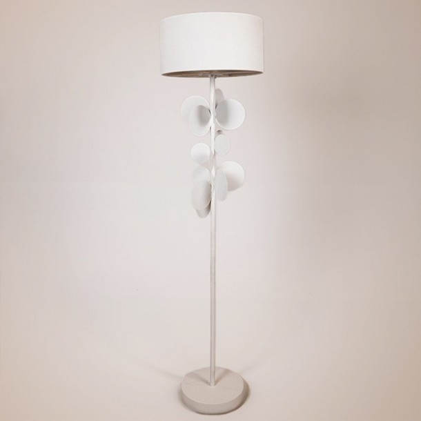 Φωτιστικό Επιδαπέδιο Μεταλλικό Λευκό 40x151εκ. ESTHETI 814-80003