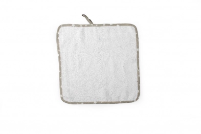 Λαβέτα Ώμου Βαμβακερή 39 Λευκή-Έλεφαντ 30x30εκ. DimCol