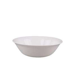 Μπωλ Σερβιρίσματος Γυάλινο Λευκό Φ19εκ. Aria Eaton ME23004019