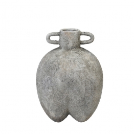Βάζο Κεραμικό Γκρι ESPIEL 18,7x18,7x25,5εκ. TAS227