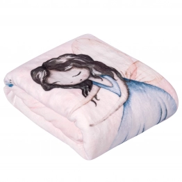 Κουβέρτα Fleece Κούνιας 110x150εκ. Essential 8849 Μωβ-Ροζ Greenwich Polo Club