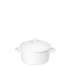 Κατσαρολάκι Σερβιρίσματος Πορσελάνης Ιβουάρ Siders ESPIEL Δ10x8εκ.-240ml FUK156K3