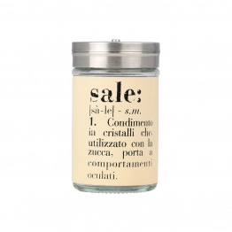 Δοχείο Για Αλάτι Γυάλινο Μπεζ Allure 4,8x8,2εκ. Estia 01-28787