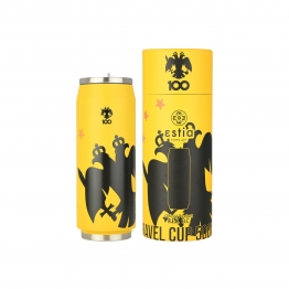 Θερμός-Ποτήρι Ανοξείδωτο Travel Cup AEK BC Edition 500ml-7x7x19εκ. Estia 00-27155