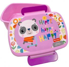 Φαγητοδοχείο Πλαστικό Panda Fisher Price 17,5x13x7εκ./900ml Gim 50-3512