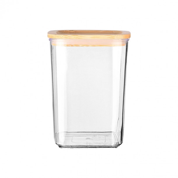 Δοχείο Αποθήκευσης Πλαστικό-Bamboo Essentials Estia 800ml-10x10x14εκ. 01-24260