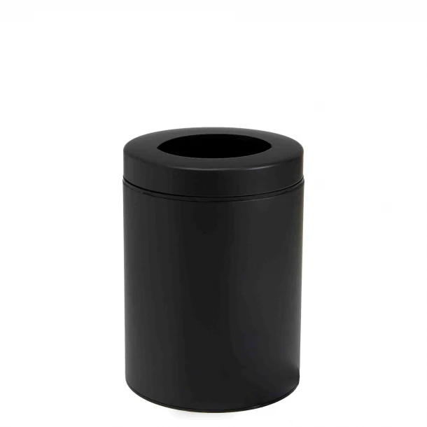 Καλάθι Απορριμμάτων Γραφείου 6lit Ανοξείδωτο Matt Black Pam & Co Φ21x28εκ. 2128-403