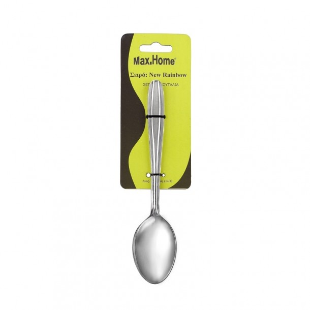Κουταλάκι Γλυκού Σετ 6τμχ Ανοξείδωτα New Rainbow Max Home 1,5mm JD15410006
