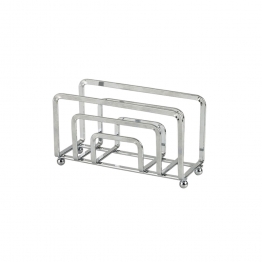 Χαρτοπετσετοθήκη Μεταλλική Inox 18x18x10εκ. ESPIEL MTT102