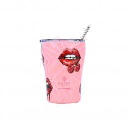 Θερμός-Ποτήρι Ανοξείδωτο Coffee Mug Blush Pop Save The Aegean 350ml-9x13εκ. Estia 01-31800