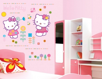 Αυτοκόλλητο Τοίχου Hello Kitty Ango 5193