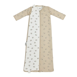 Υπνόσακος 4 Εποχών Βαμβακερός Με Αποσπώμενα Μανίκια 0.5Tog & 2.5Tog 6-36 Μηνών Penguin Soft Sand Meyco MEY-182.223.62.00