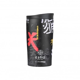 Θερμός Ποτήρι Ανοξείδωτος Travel Mug Tokyo Underground Save The Aegean 350ml-8x8x15εκ. Estia 01-25571