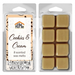 Wax Melt Σετ 8τμχ Κύβοι Cookies & Cream 80gr Homie 37-463
