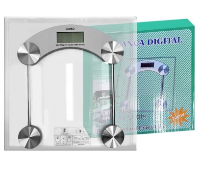 Ζυγαριά Σώματος Ψηφιακή Γυάλινη 30εκ. Homie 81-1013