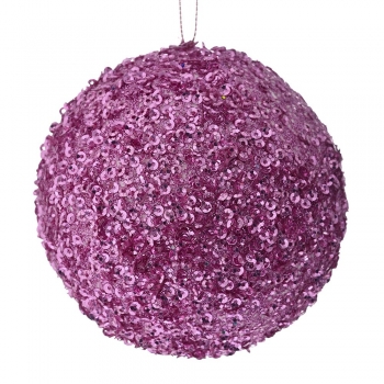 Μπάλα Polyfoam Ροζ Glitter 12εκ. iliadis 83521