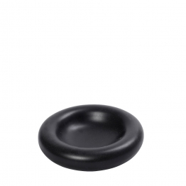 Πιάτο Stoneware Μαύρο Fusion ESPIEL 16,5x5εκ. GMT310K3
