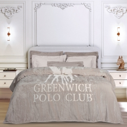 Κουβέρτα Fleece Υπέρδιπλη 220x240εκ. Essential 3490 Taupe Greenwich Polo Club