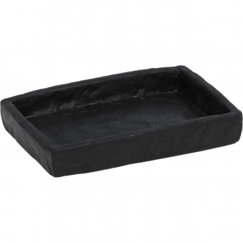 Σαπουνοθήκη Polyresin Μαύρη 8,5x12x2εκ. MRShome DS-8889L03