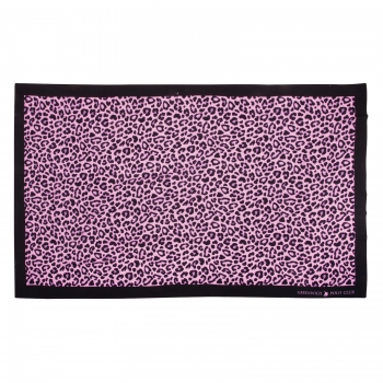 Παρεό Θαλάσσης Rayon 110x180εκ. Essential 4037 Μαύρο-Ροζ Greenwich Polo Club