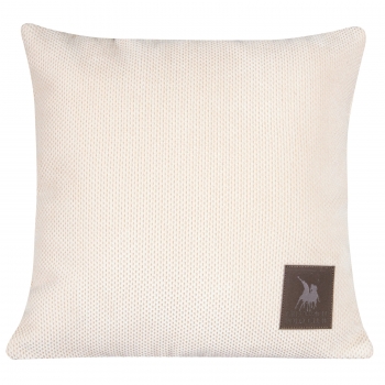 Διακοσμητικό Μαξιλάρι Microchenille-Fleece 42x42εκ. Premium 3922 Ιβουάρ Greenwich Polo Club
