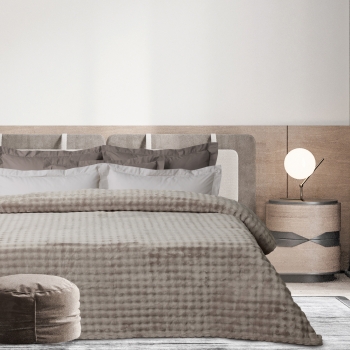 Κουβέρτα Bubble Fleece Μονή 160x220εκ. Blankets 1370 Taupe Das Home