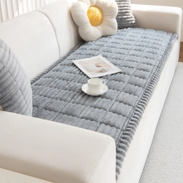 Ανώστρωμα Για Διθέσιο Καναπέ Fleece 70x150εκ. Aspen Light Grey Melinen 20005209