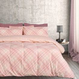 Σετ Σεντόνια Φανελένια Υπέρδιπλα 240x260εκ. Flannel Line 9638 Εκρού-Nude Das Home
