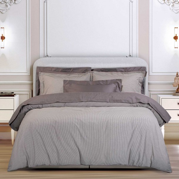 Σετ Σεντόνια Βαμβακερά King 250x270εκ. Essential 2295 Grey Greenwich Polo Club