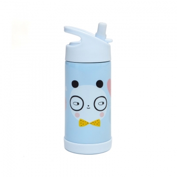 Παγούρι Θερμός Με Καλαμάκι Ανοξείδωτο Panda Love Petit Monkey PTM-VSB4