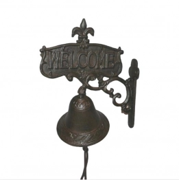 Καμπανάκι Πόρτας Μαντεμένιο Καφέ 19x11x25εκ. ESTHETI 819-00725