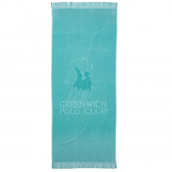 Πετσέτα Θαλάσσης Βαμβακερή 70x170εκ. Essential 3733 Τυρκουάζ Greenwich Polo Club