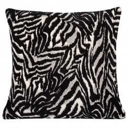 Διακοσμητικό Μαξιλάρι Chenille 40x40εκ. Essential 3935 Taupe-Μαύρο Greenwich Polo Club