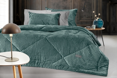 Κουβερτοπάπλωμα Ultrasoft 2 Όψεων King 260x240εκ. York Petrol Guy Laroche