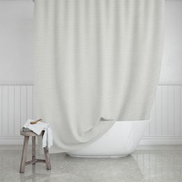 Κουρτίνα Μπάνιου Αδιάβροχη Polyester Camellia Pearl 180x200εκ. Estia 02-28084