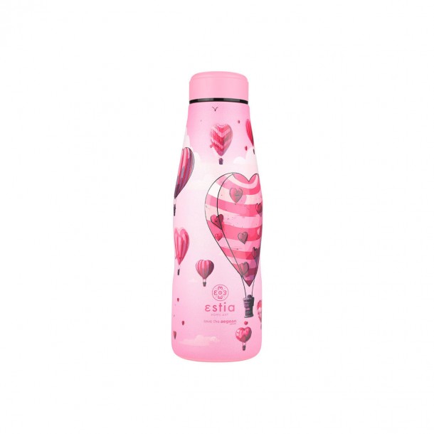 Θερμός-Μπουκάλι Ανοξείδωτο Flask Love Ascend Save The Aegean Estia 500ml-7x7x22,3εκ. 01-22266