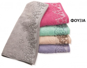 Πετσέτα Βαμβακερή Ζακάρ Μεμονωμένη Σώματος 70x140εκ. Zero Twist Ερατώ Φούξια DimCol