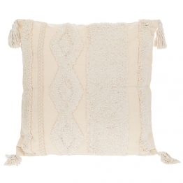 Διακοσμητικό Μαξιλάρι Υφασμάτινο Polycotton Μπεζ 42x42εκ. iliadis 90218