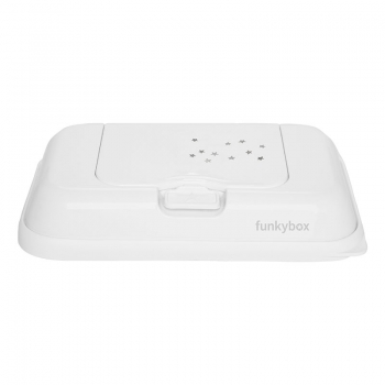 Θήκη Για Μωρομάντηλα To Go White Little Stars Funkybox FBTG36