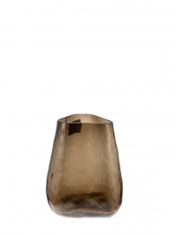 Βάζο Χειροποίητο Γυάλινο Καφέ 16x20εκ. Zen Collection 25.25.51435