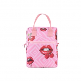 Τσάντα Φαγητού Ισοθερμική PVC Leather Blush Pop 7lt-20x14x27εκ. Save The Aegean Estia 01-32968