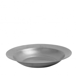 Πιάτο Σπαγγέτι Ανοξείδωτο 18/10 Ασημί Snow ESPIEL 27,5x27,5x4,3εκ. FEV105