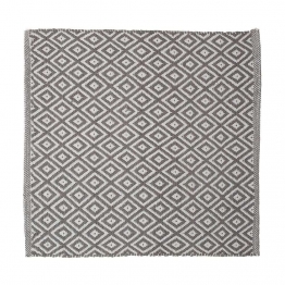 Ταπέτο Μπάνιου Υφαντό Βαμβακερό 60x60εκ. Trellis Grey Sealskin 800108