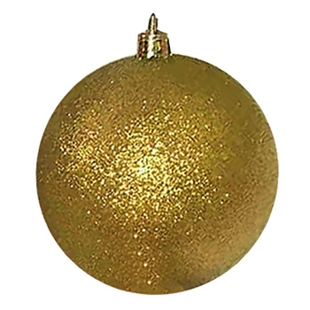 Σετ Μπάλες 6τμχ Glitter Gold Δ6εκ. Xmas fest 93-1694
