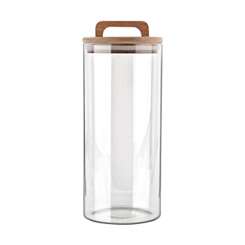 Δοχείο Αποθήκευσης Γυάλινο Allure 1300ml-10x10x22εκ. Estia 01-17491