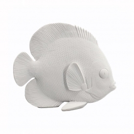 Διακοσμητικό Ψάρι PC Λευκό Art Et Lumiere 29x12x23εκ. 20170