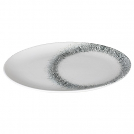 Πιατέλα Οβάλ Σερβιρίσματος Πορσελάνης 26x16εκ. Black Ice Kutahya Porselen KX89A724COR27KY