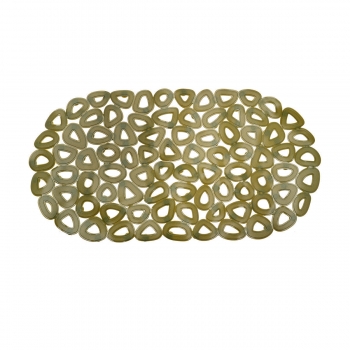 Αντιολισθητικό Μπανιέρας Pvc Olive Green Eco Estia 68x35x0,7εκ. 02-14858