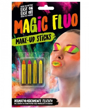 Σετ 4 Μολύβια Βαφής Προσώπου Φωσφοριζέ Carnavalista 5-149