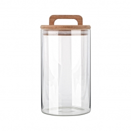 Δοχείο Αποθήκευσης Γυάλινο Allure 1000ml-10x10x19εκ. Estia 01-17484